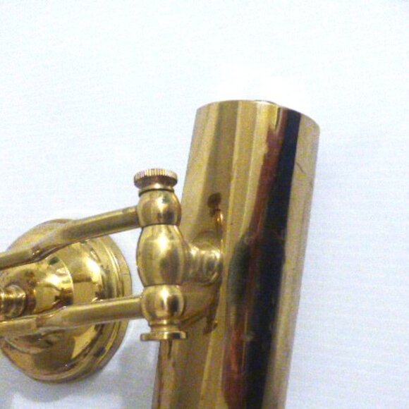 CNS1- FOLDABLE Portable Lamp BRASS LAMP Desk Lamp Table Light Vintage Brass - Picture 4 of 11